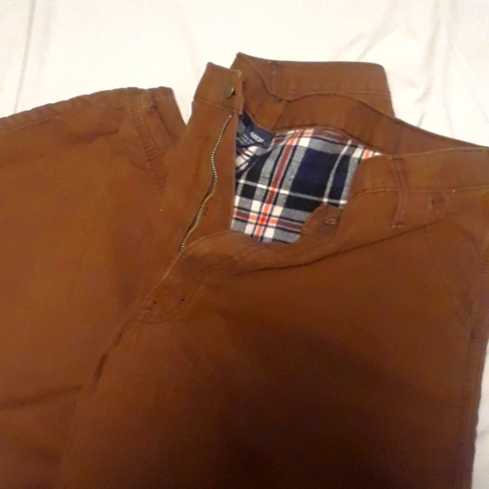 Full Blue carpenter flannel lined pants